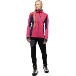 Norrøna Trollveggen Powerstretch Pro Zip Hood Women -Matériel De Ski Boutique 1627 19 5544 model f