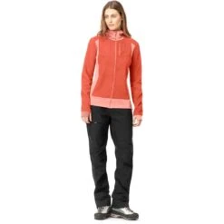 Norrøna Falketind Alpha 120 Zip Hood Women -Matériel De Ski Boutique 1873 20 5651 model f 1 3