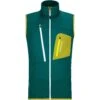 Ortovox Fleece Grid Vest M -Matériel De Ski Boutique 87213 60801 FLEECE GRID VEST M pacific green B 01 1 1