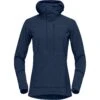 Norrøna Lofoten Thermal Pro Hood Jacket Women -Matériel De Ski Boutique Norr na Lofoten Thermal Pro Hood Women Indigo Night 1 1