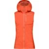 Norrøna Lyngen Alpha 90 Vest W -Matériel De Ski Boutique Norr na Lyngen Alpha 90 Vest W Orange Alert 1 1 1