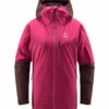 Haglöfs Gondol Insulated Jacket Women -Matériel De Ski Boutique haglfs gondol insulated jacket women burgundy brown deep pink l burgundy50005