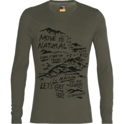 Icebreaker Mens 200 Oasis LS Crew Travel