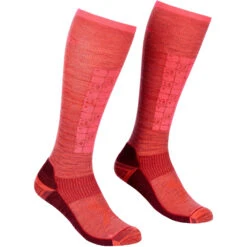 Ortovox Ski Compression Long Socks W -Matériel De Ski Boutique ortovox 54351 34101 ski compression long socks w blush b 01