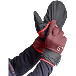 Ortovox Fleece Grid Cover Glove Women -Matériel De Ski Boutique ortovox 56361 34701 fleece grid cover glove w mountain rose d 01