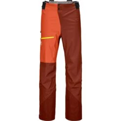 Ortovox Ortler Pants Men -Matériel De Ski Boutique ortovox 70718 23201 3l ortler pants m clay orange b 01