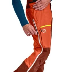 Ortovox Ortler Pants Men -Matériel De Ski Boutique ortovox 70718 23201 3l ortler pants m clay orange d 01