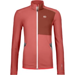 Ortovox Fleece Jacket Women -Matériel De Ski Boutique ortovox 86977 34101 fleece jacket w blush b 01