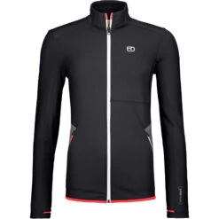 Ortovox Fleece Jacket Women -Matériel De Ski Boutique ortovox 86977 90201 fleece jacket w black raven b 01