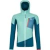 Ortovox Ladiz Hybrid Jacket Women -Matériel De Ski Boutique ortovox ladiz hybrid jacket women petrol blue l petrol blue71139