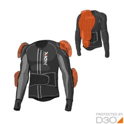Xion Longsleeve Jacket Freeride EVO Men -Matériel De Ski Boutique xion ls jacket freeride evo v1 men men sketched